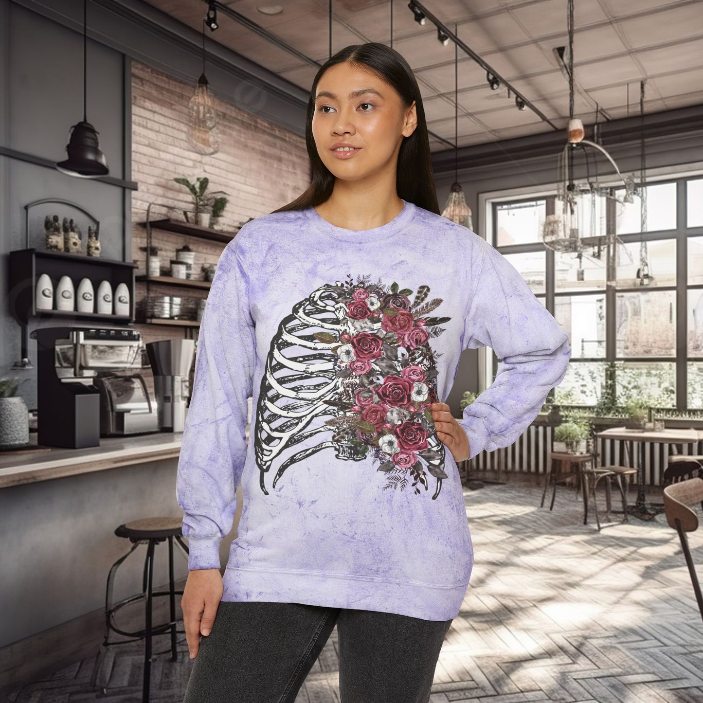 Dry Bones Live Tie Dye Crewneck Sweatshirt