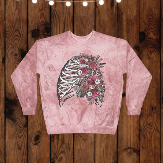 Dry Bones Live Tie Dye Crewneck Sweatshirt