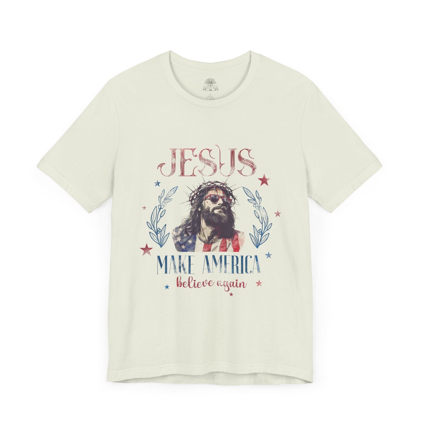 Jesus Make America Pray Again Unisex Jersey Short Sleeve Tee