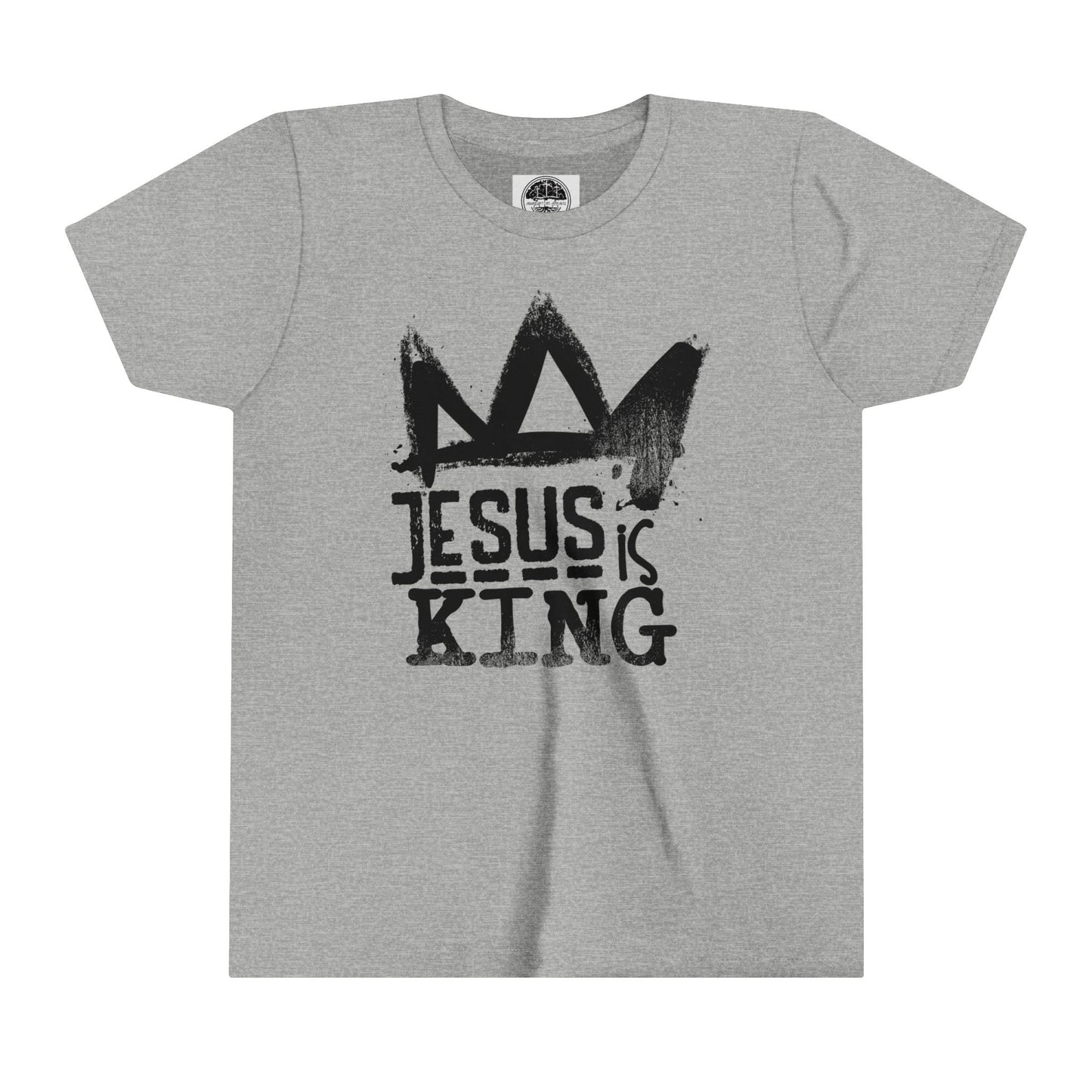 Jesus is King Youth Short Sleeve Tee