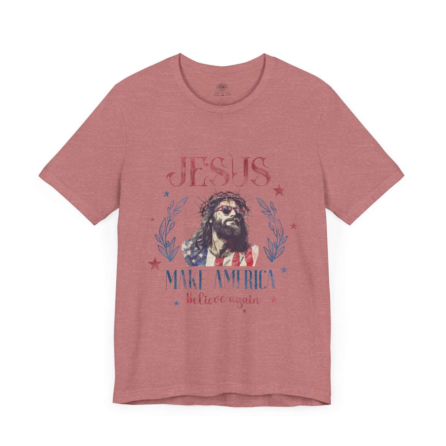 Jesus Make America Pray Again Unisex Jersey Short Sleeve Tee