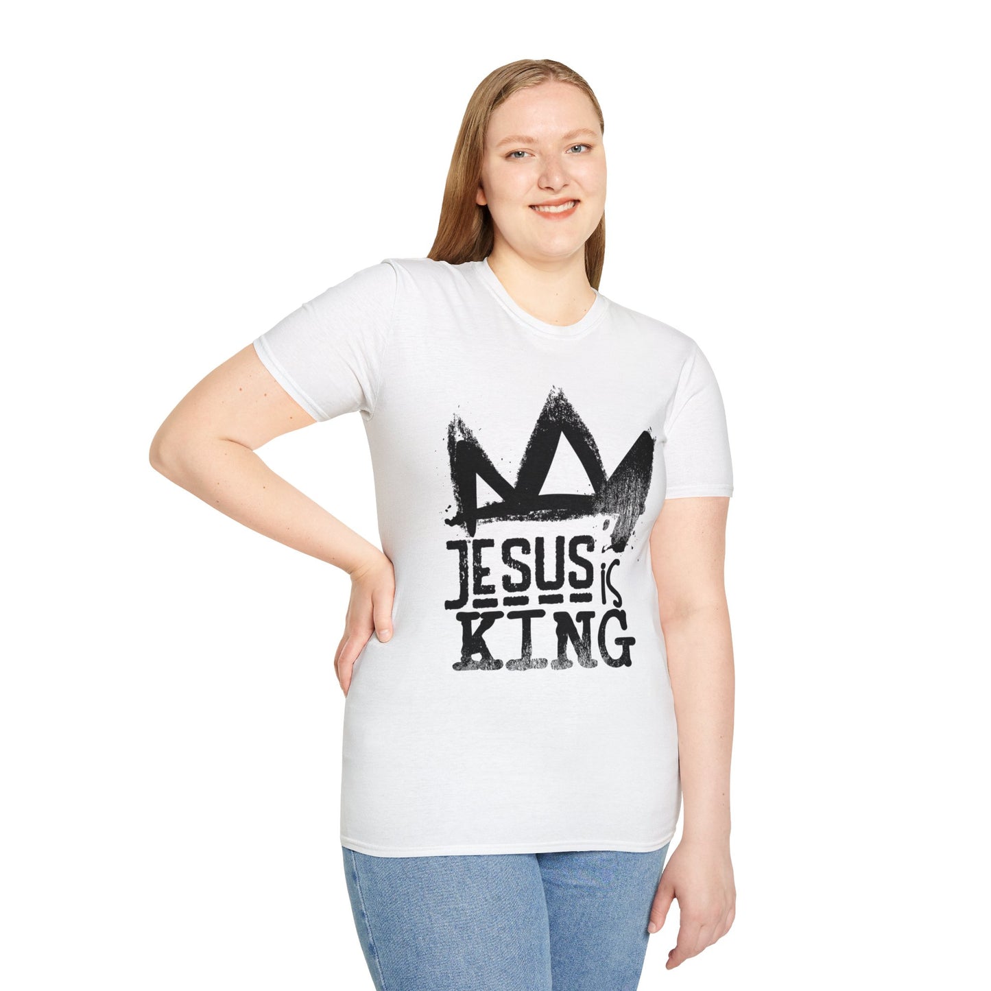 Jesus is King Unisex Softstyle T-Shirt