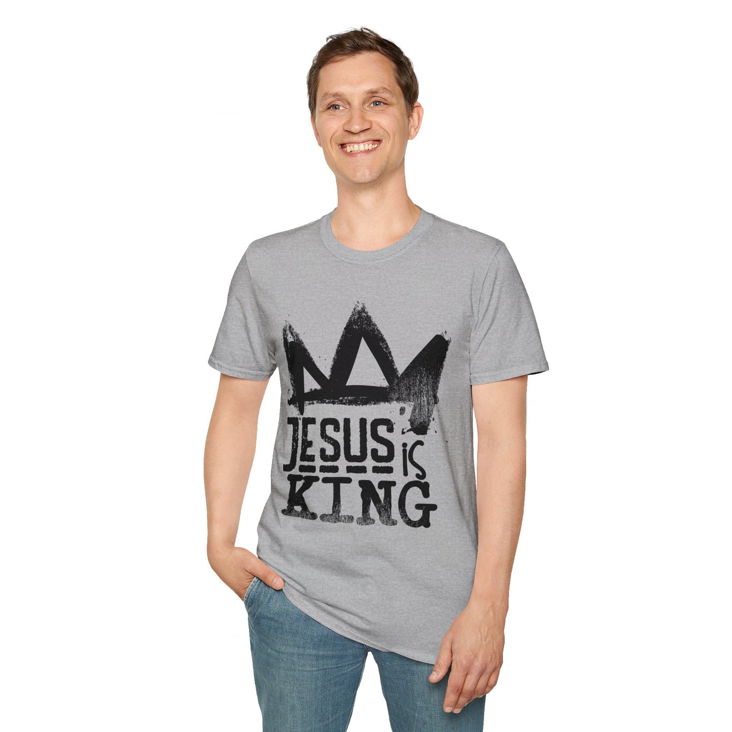 Jesus is King Unisex Softstyle T-Shirt