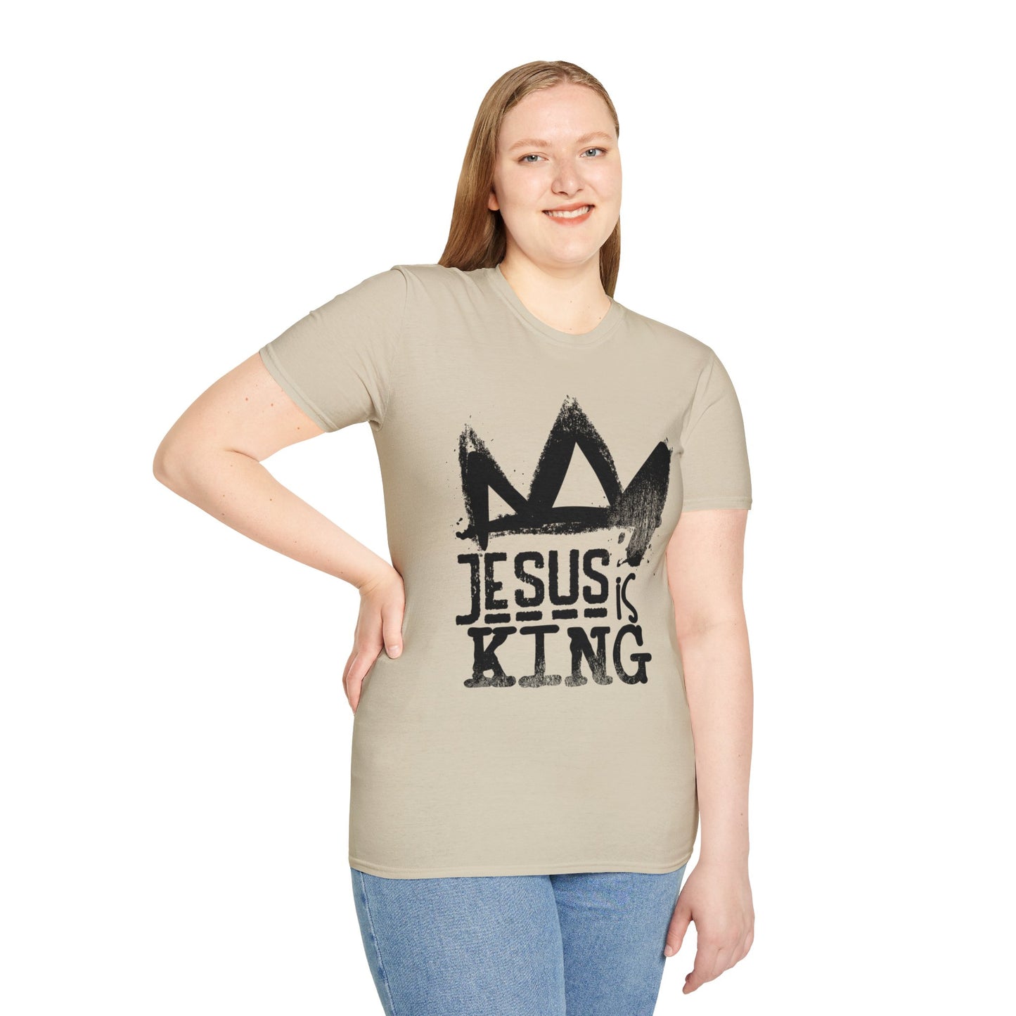 Jesus is King Unisex Softstyle T-Shirt