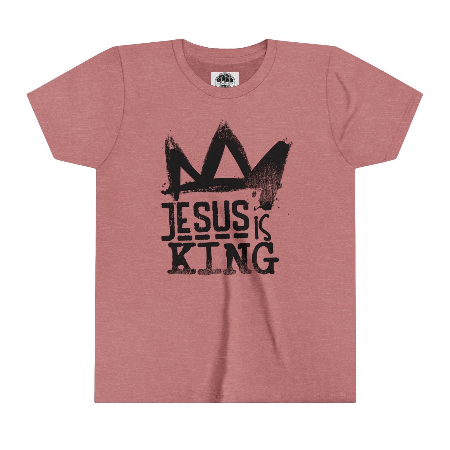 Jesus is King Youth Short Sleeve Tee