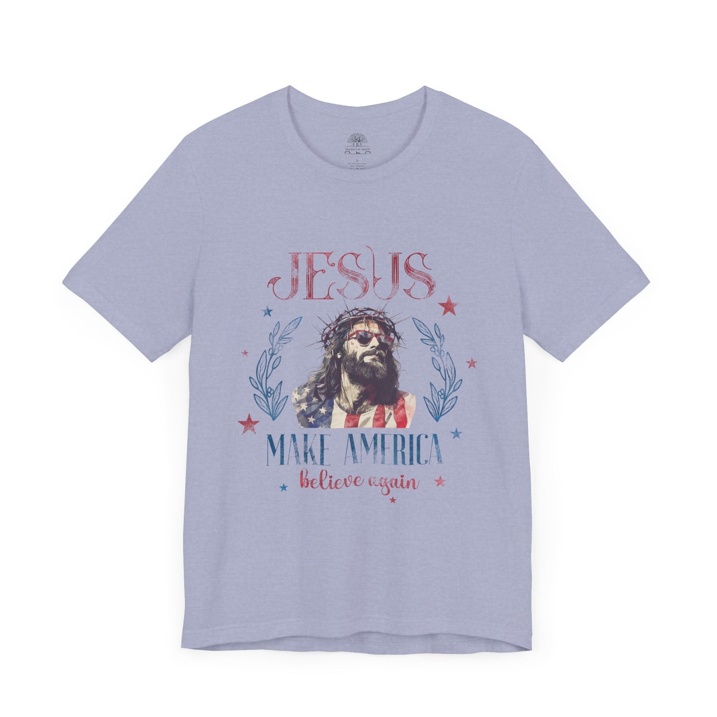 Jesus Make America Pray Again Unisex Jersey Short Sleeve Tee