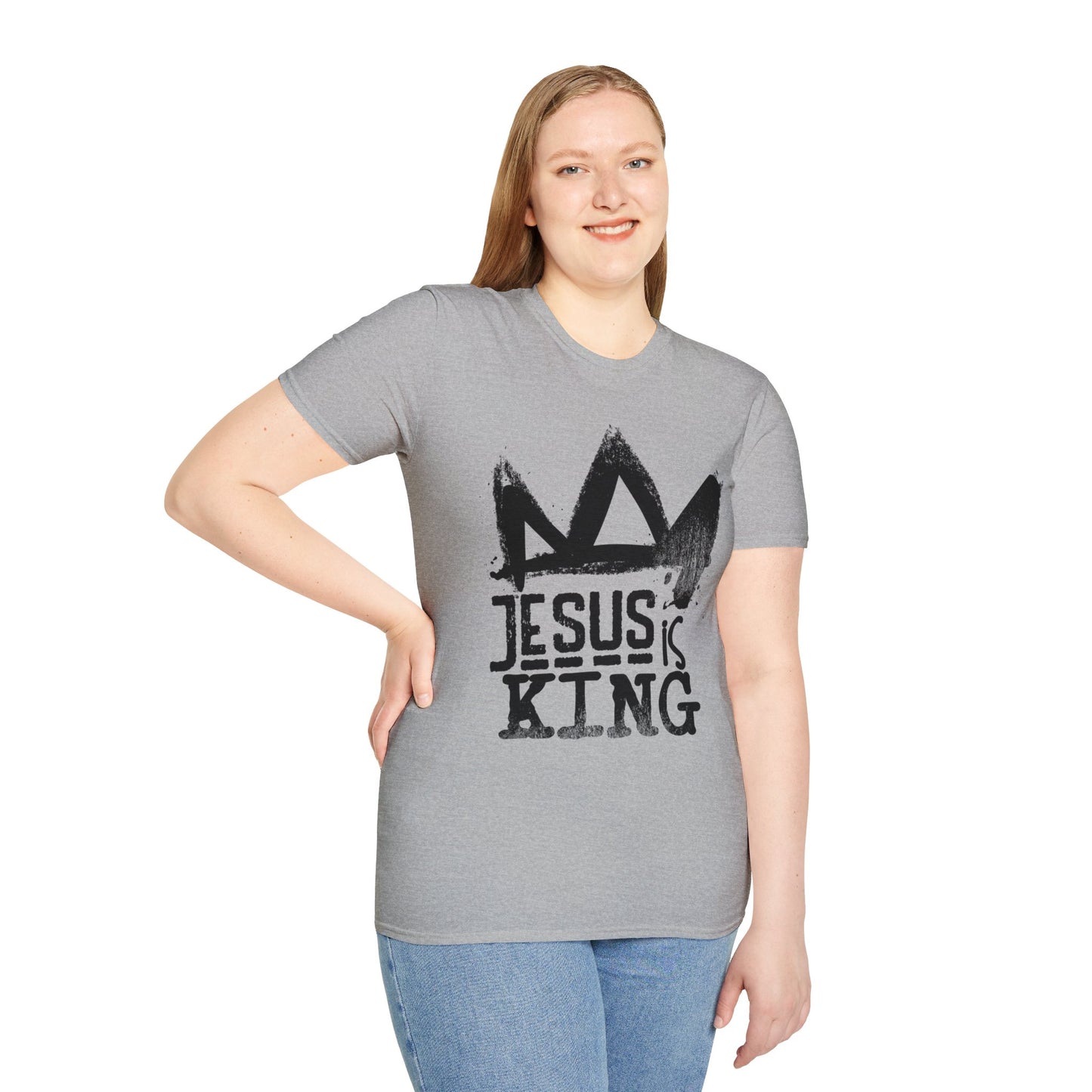 Jesus is King Unisex Softstyle T-Shirt