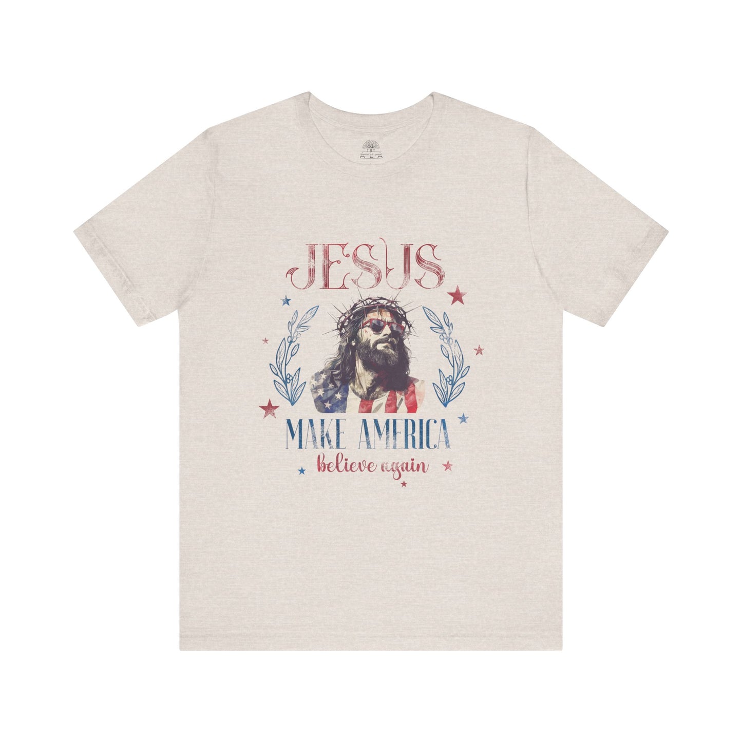 Jesus Make America Pray Again Unisex Jersey Short Sleeve Tee