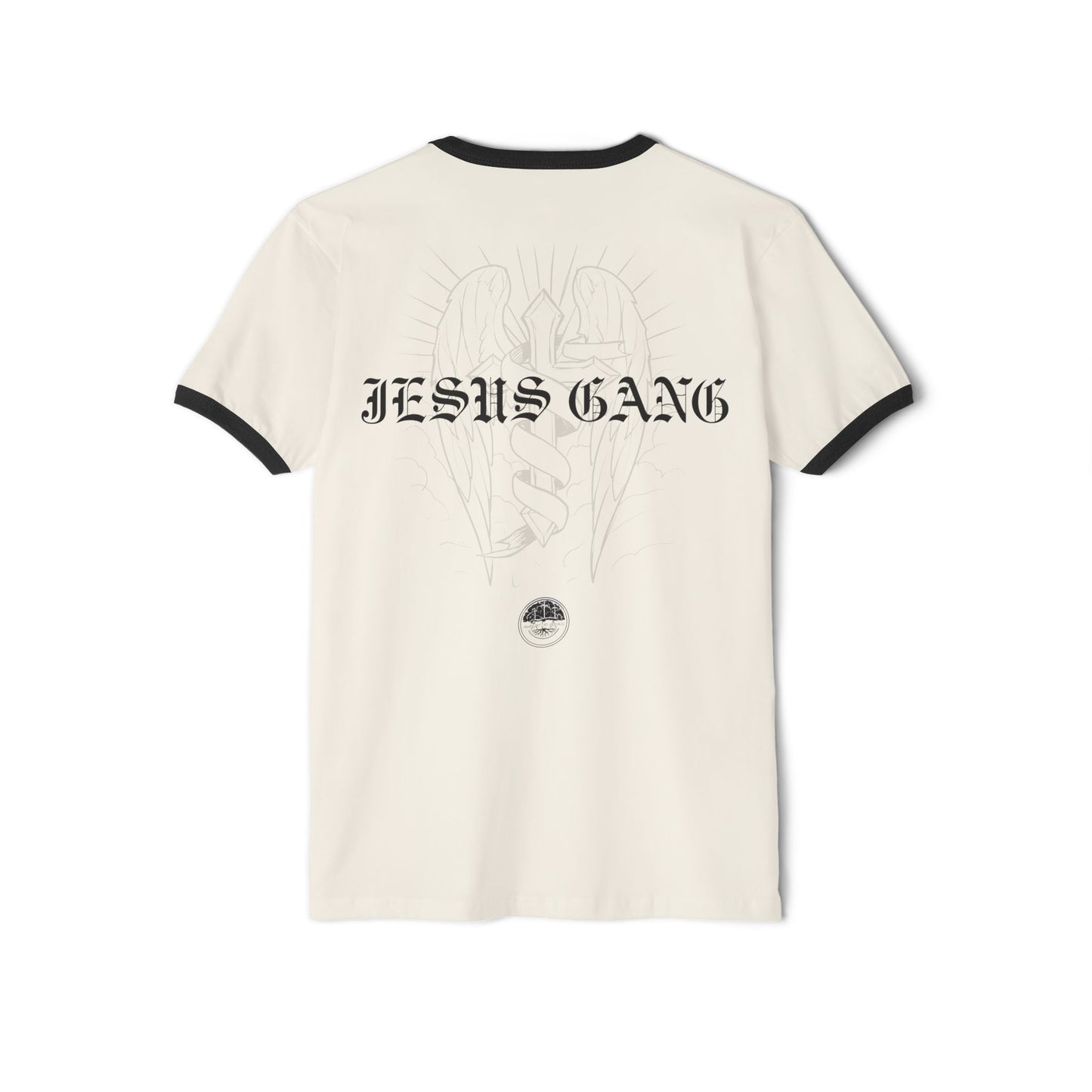 Jesus Gang Editable Year Unisex Cotton Ringer T-Shirt