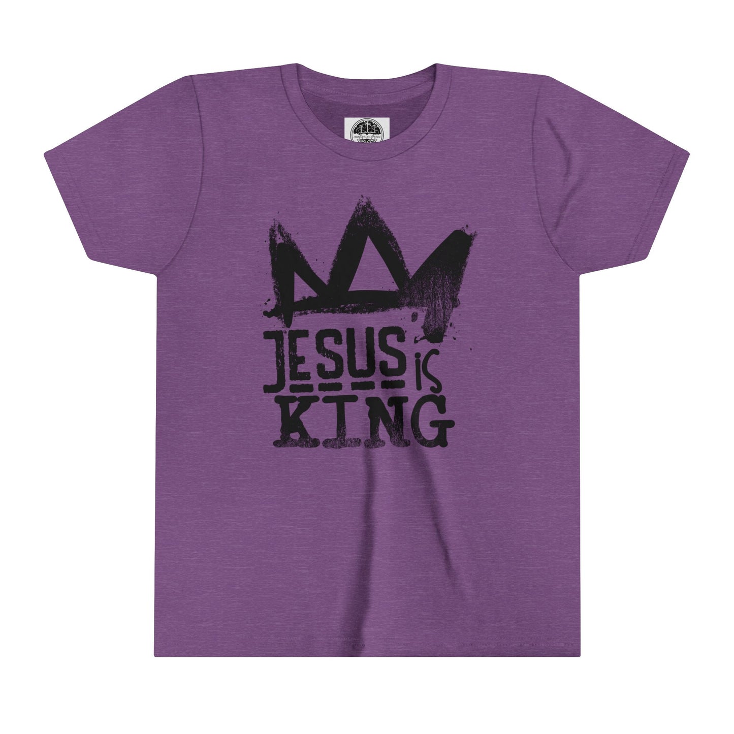 Jesus is King Youth Short Sleeve Tee