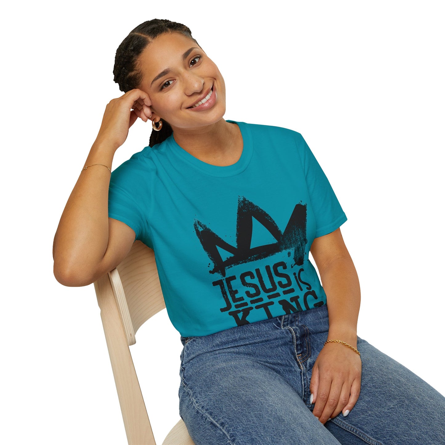 Jesus is King Unisex Softstyle T-Shirt