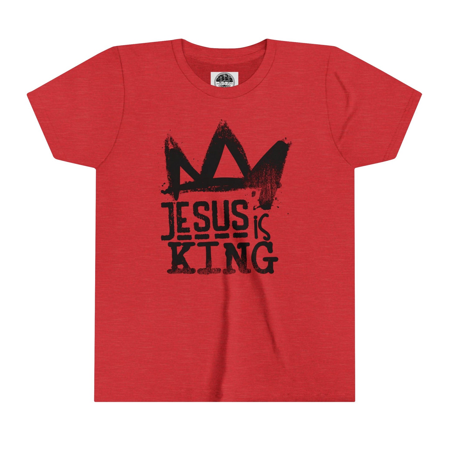 Jesus is King Youth Short Sleeve Tee