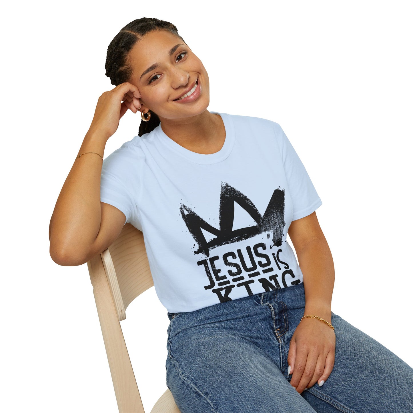 Jesus is King Unisex Softstyle T-Shirt