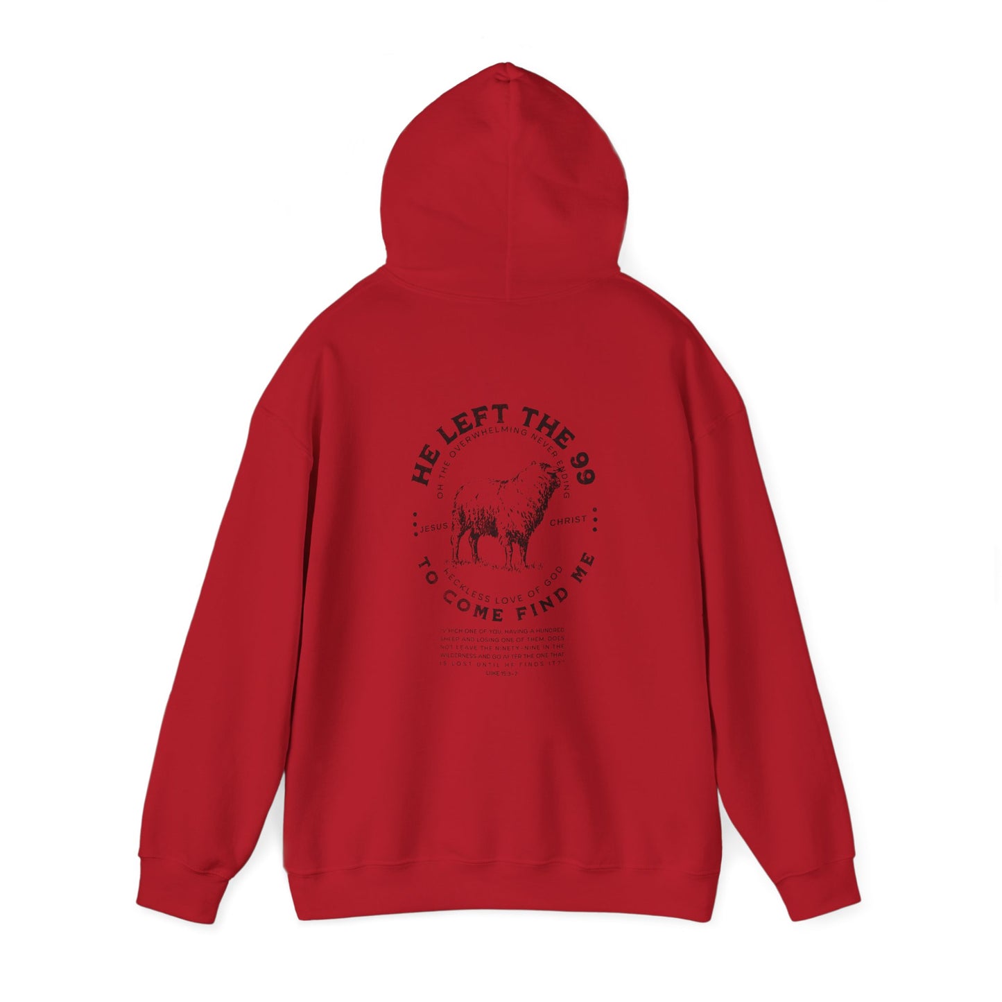 He Left the 99 Unisex Heavy Blend™ Hooded Sweatshirt