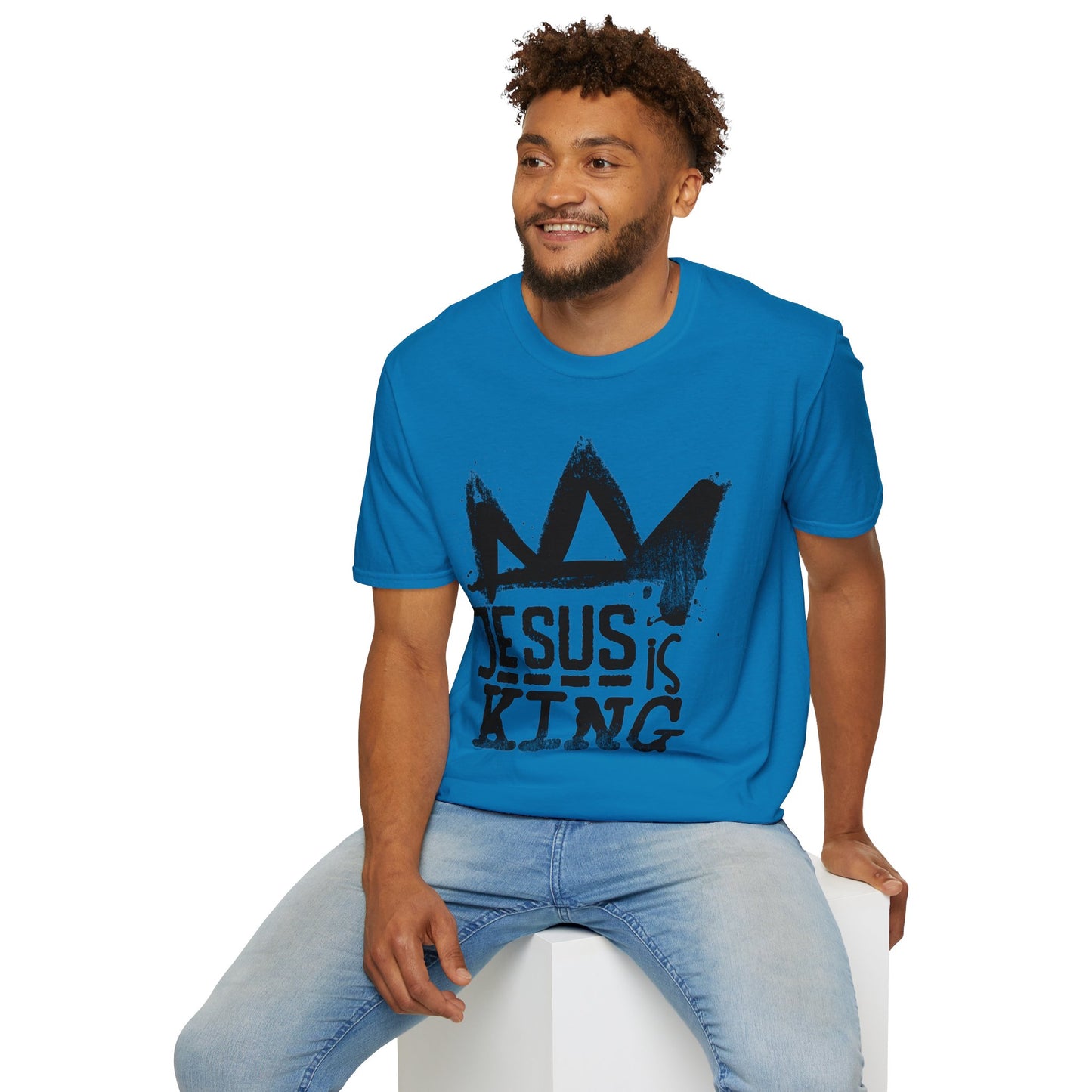 Jesus is King Unisex Softstyle T-Shirt