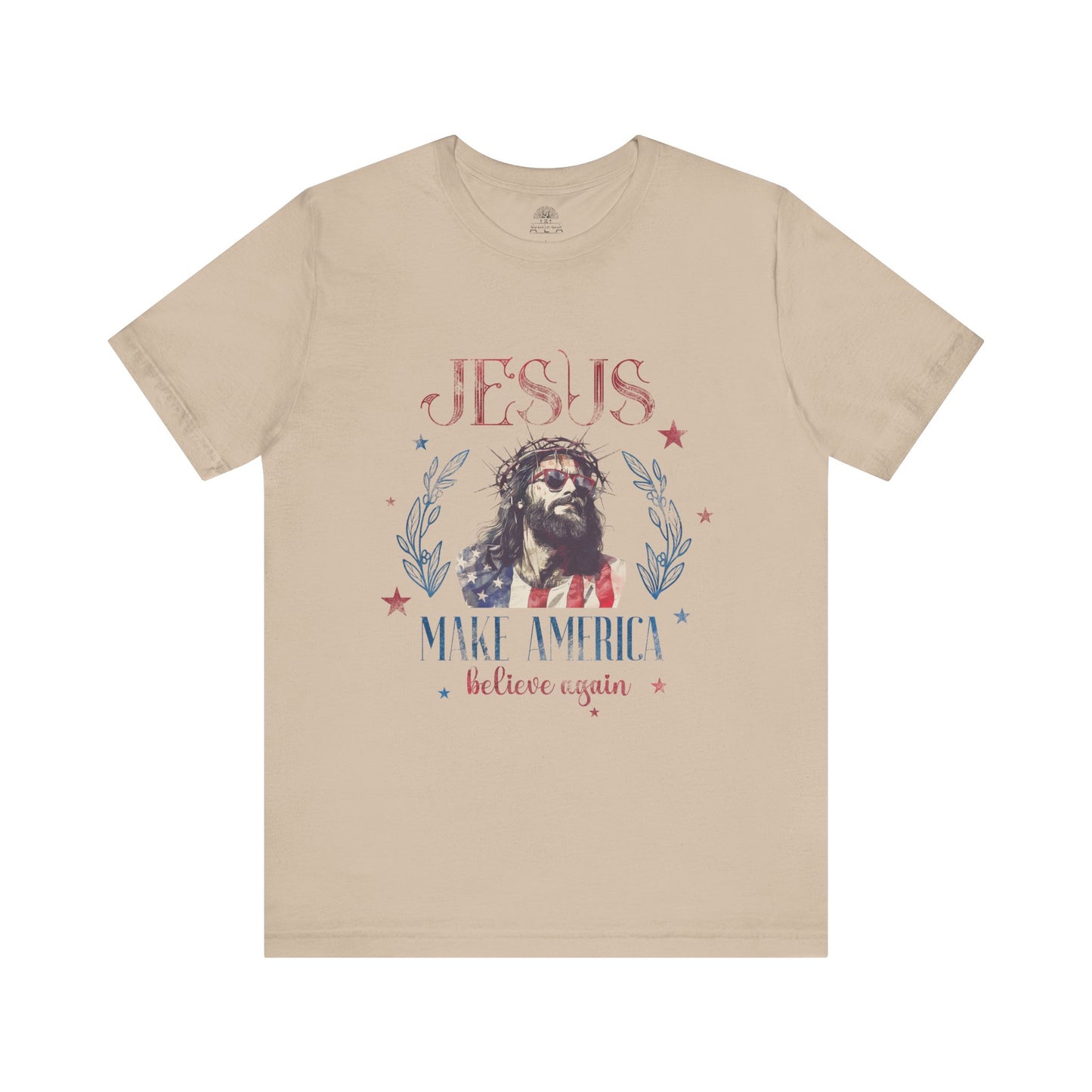 Jesus Make America Pray Again Unisex Jersey Short Sleeve Tee