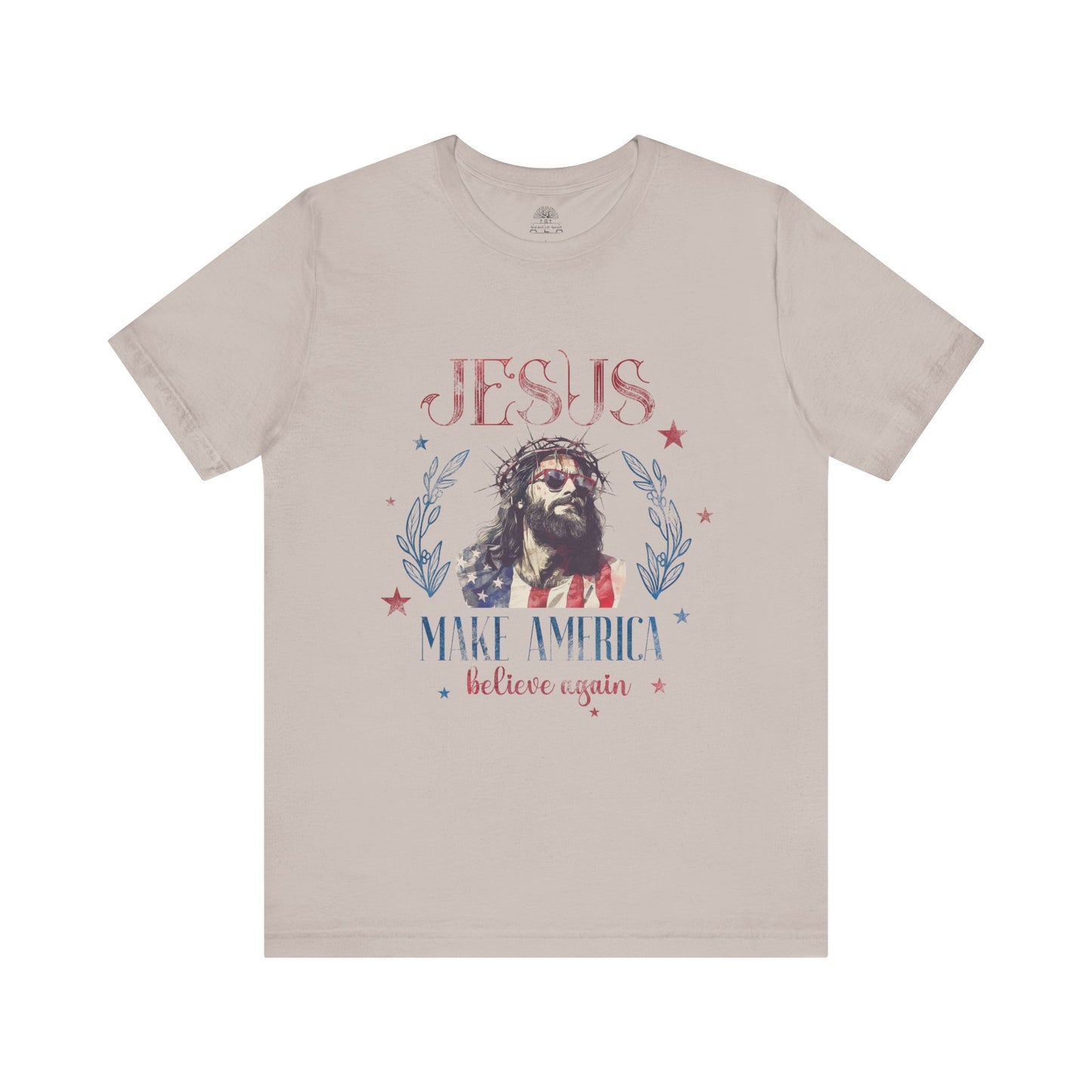 Jesus Make America Pray Again Unisex Jersey Short Sleeve Tee