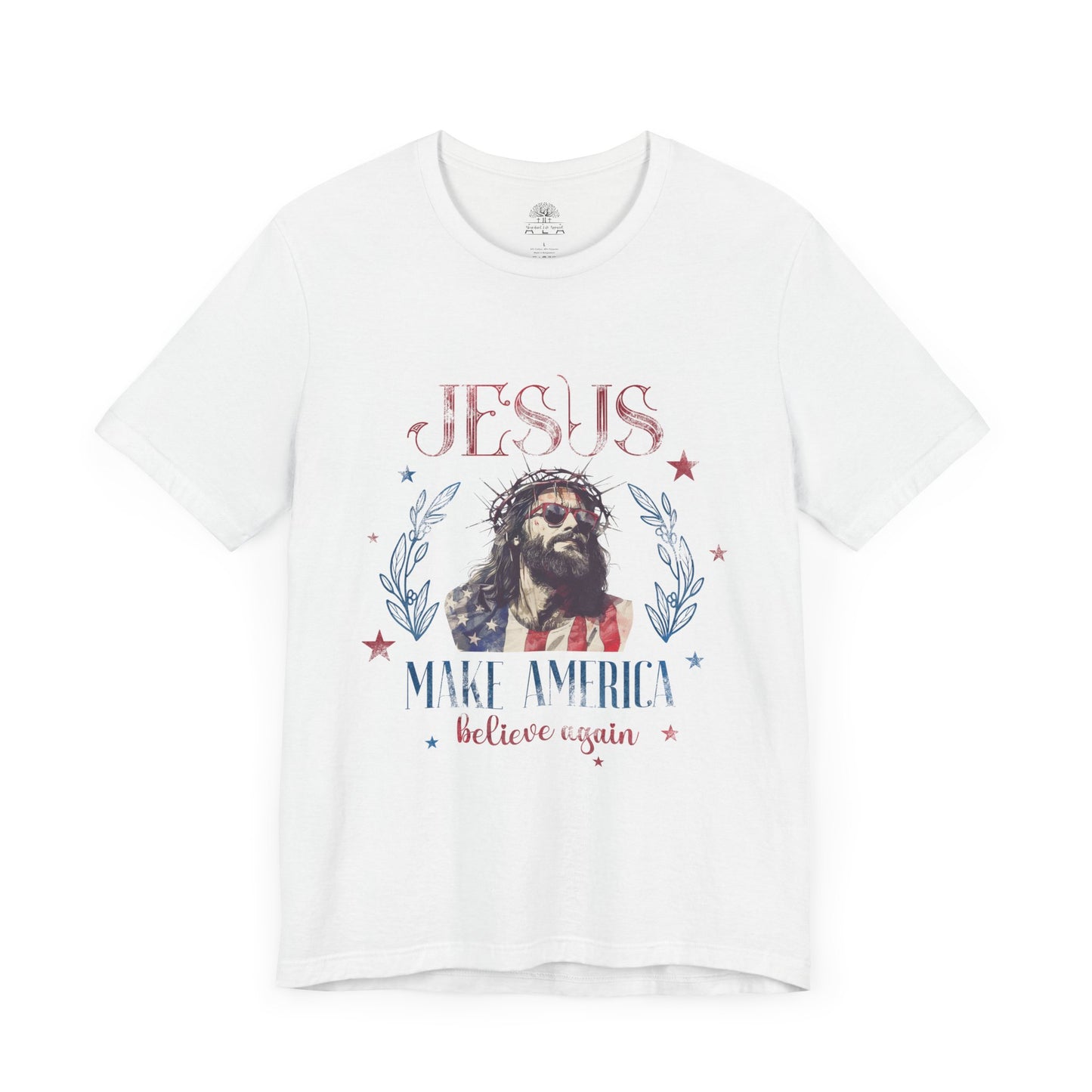 Jesus Make America Pray Again Unisex Jersey Short Sleeve Tee