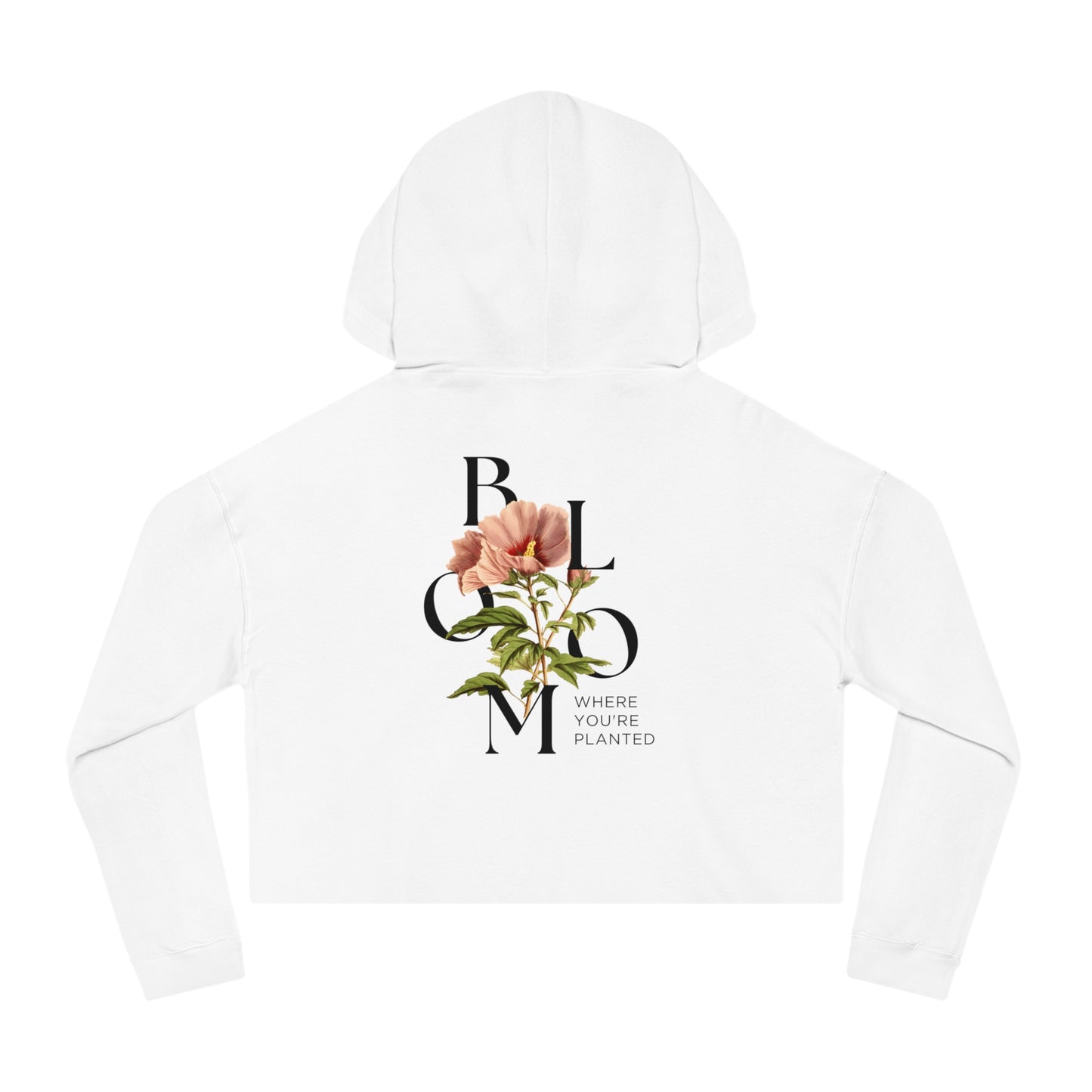 FE BLOOM Women’s Cropped Hooded Sweatshirt