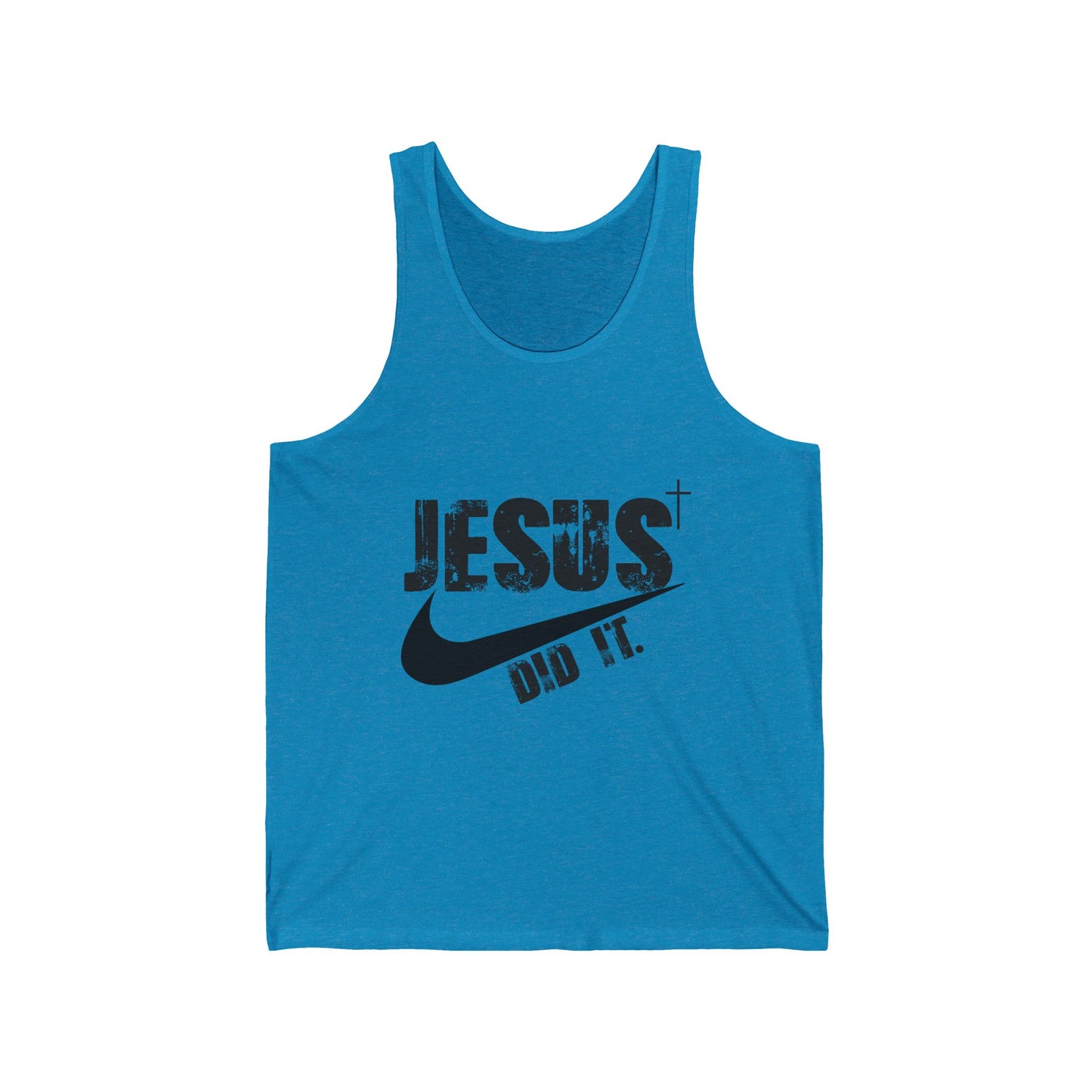 Jesus Did It Unisex Jersey Tank