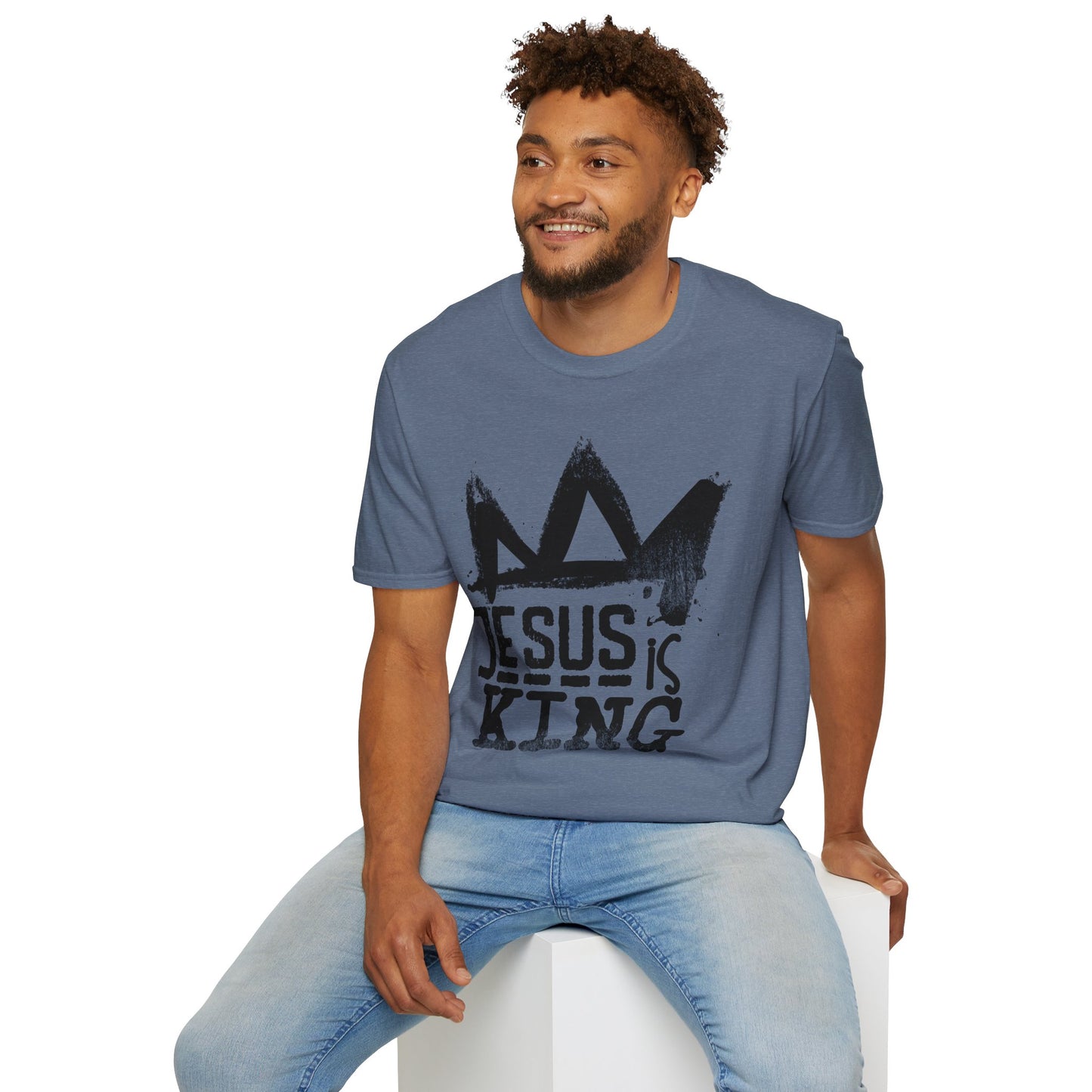 Jesus is King Unisex Softstyle T-Shirt