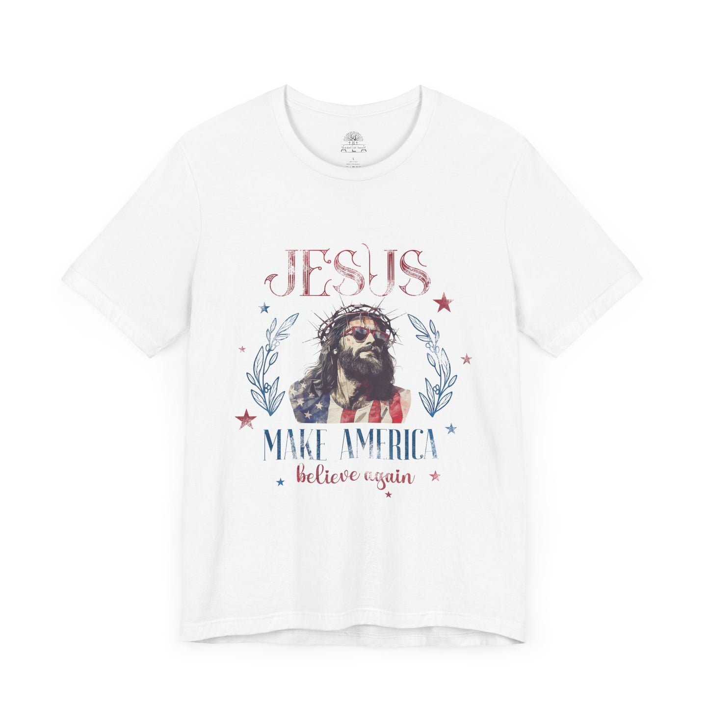 Jesus Make America Pray Again Unisex Jersey Short Sleeve Tee