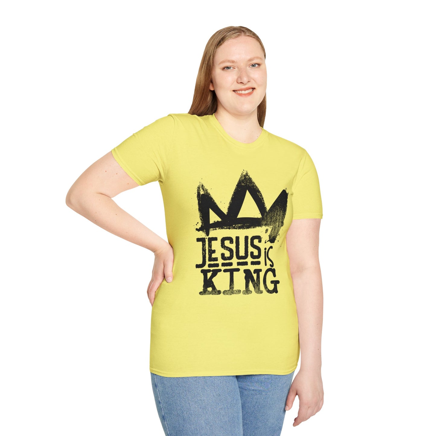 Jesus is King Unisex Softstyle T-Shirt