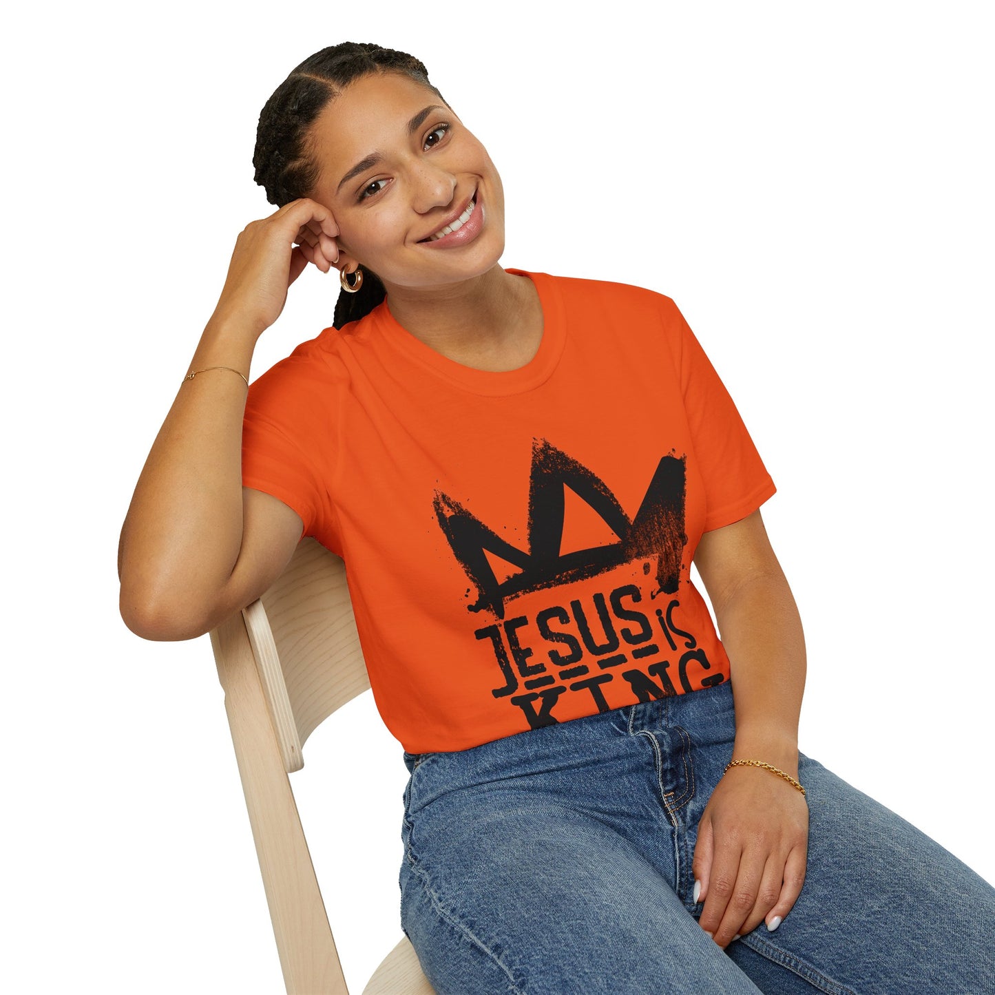 Jesus is King Unisex Softstyle T-Shirt