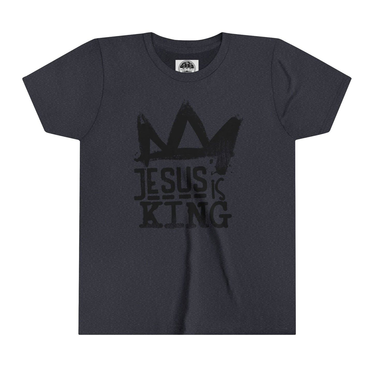 Jesus is King Youth Short Sleeve Tee