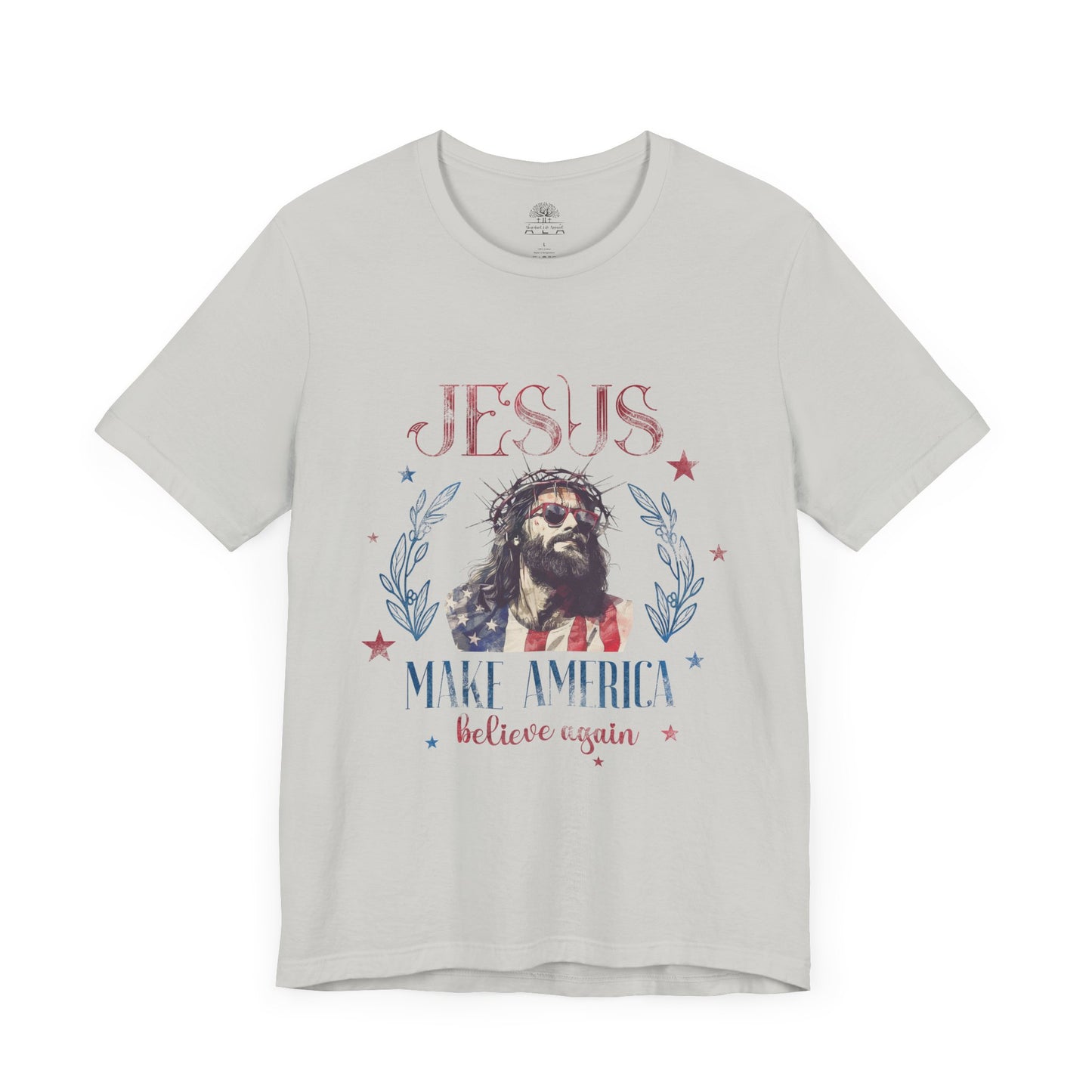 Jesus Make America Pray Again Unisex Jersey Short Sleeve Tee