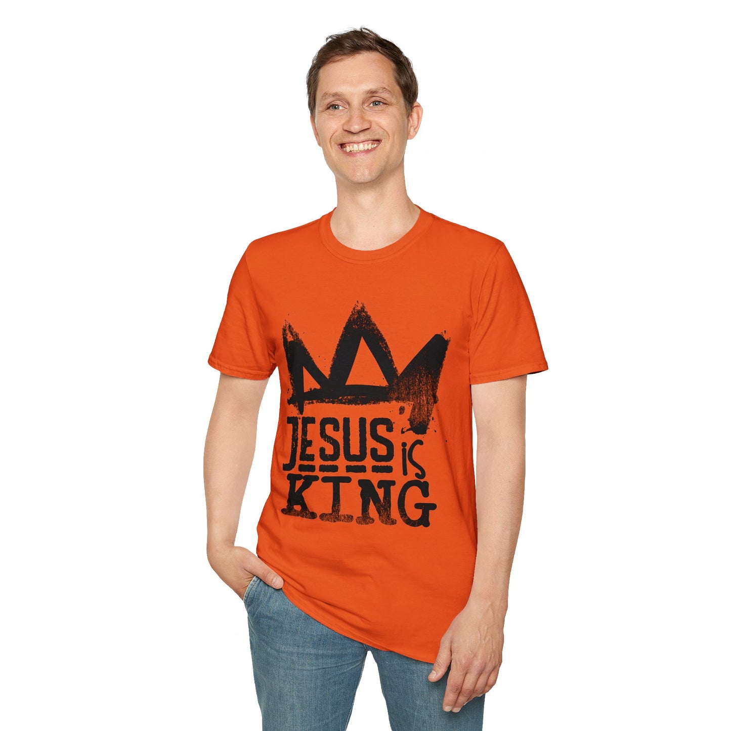 Jesus is King Unisex Softstyle T-Shirt