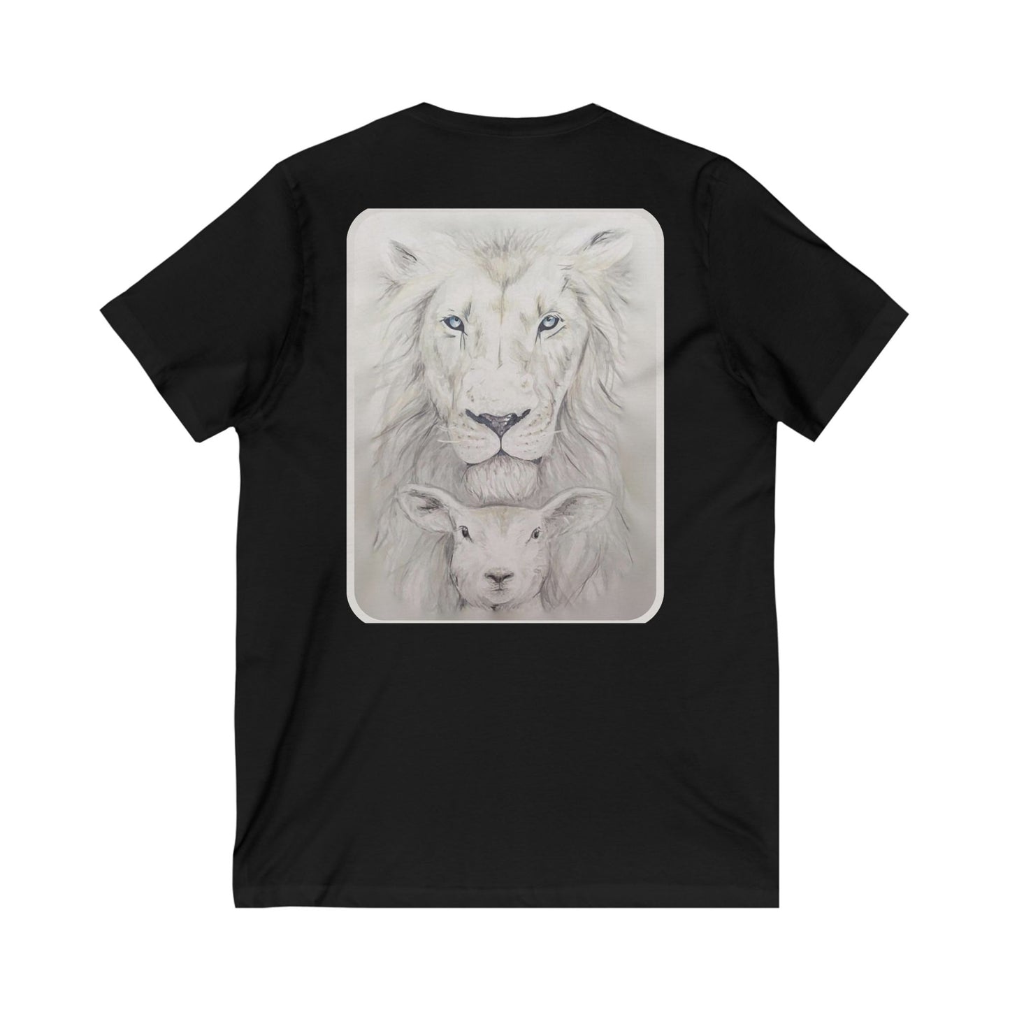 Lion and the Lamb V-Neck Tee