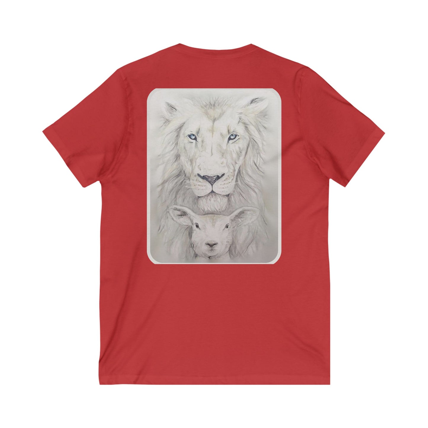 Lion and the Lamb V-Neck Tee