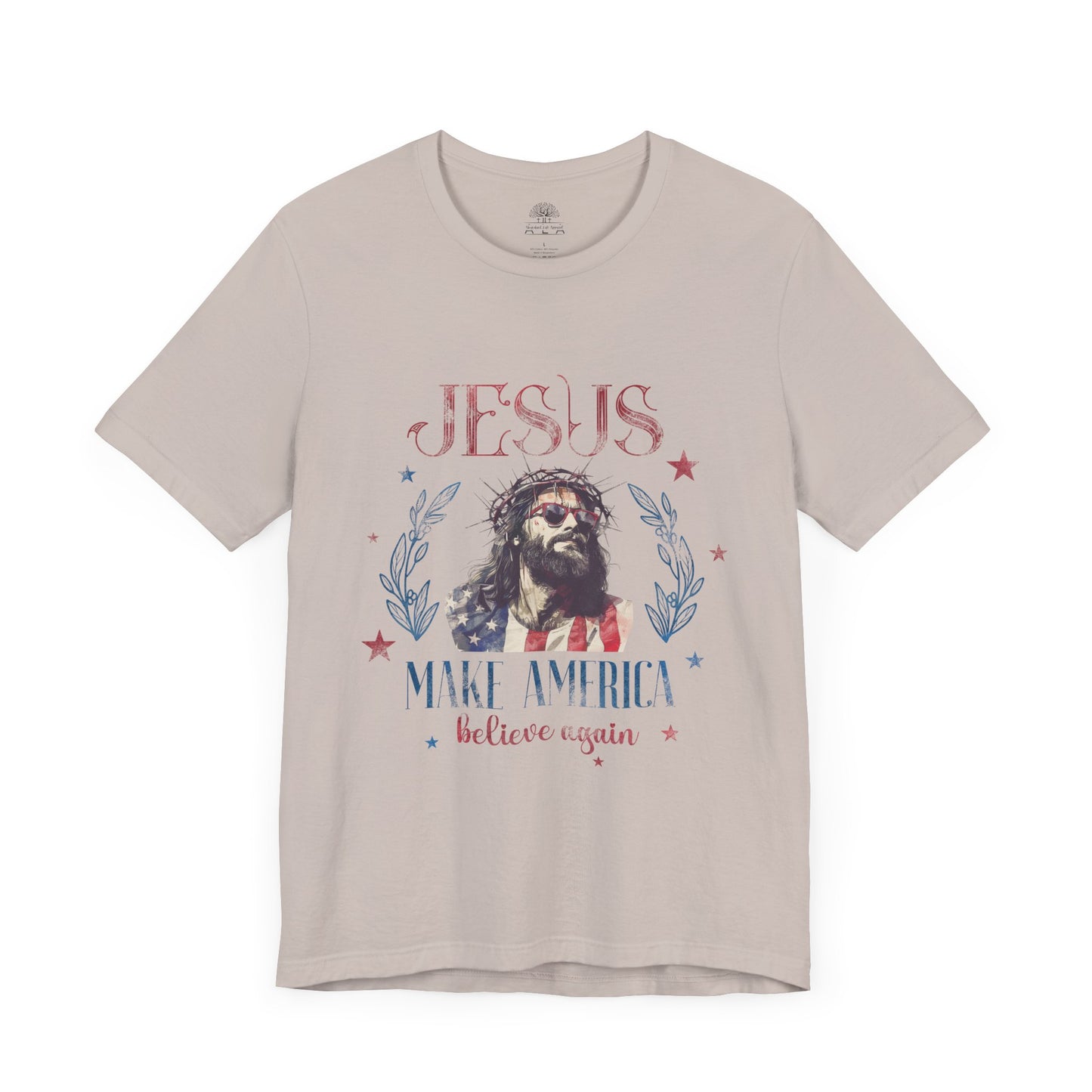 Jesus Make America Pray Again Unisex Jersey Short Sleeve Tee