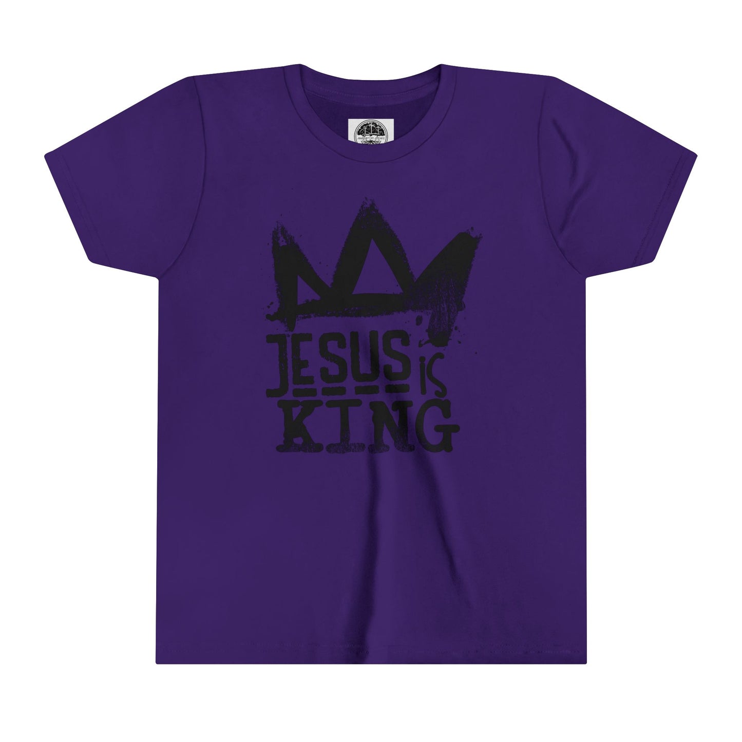 Jesus is King Youth Short Sleeve Tee