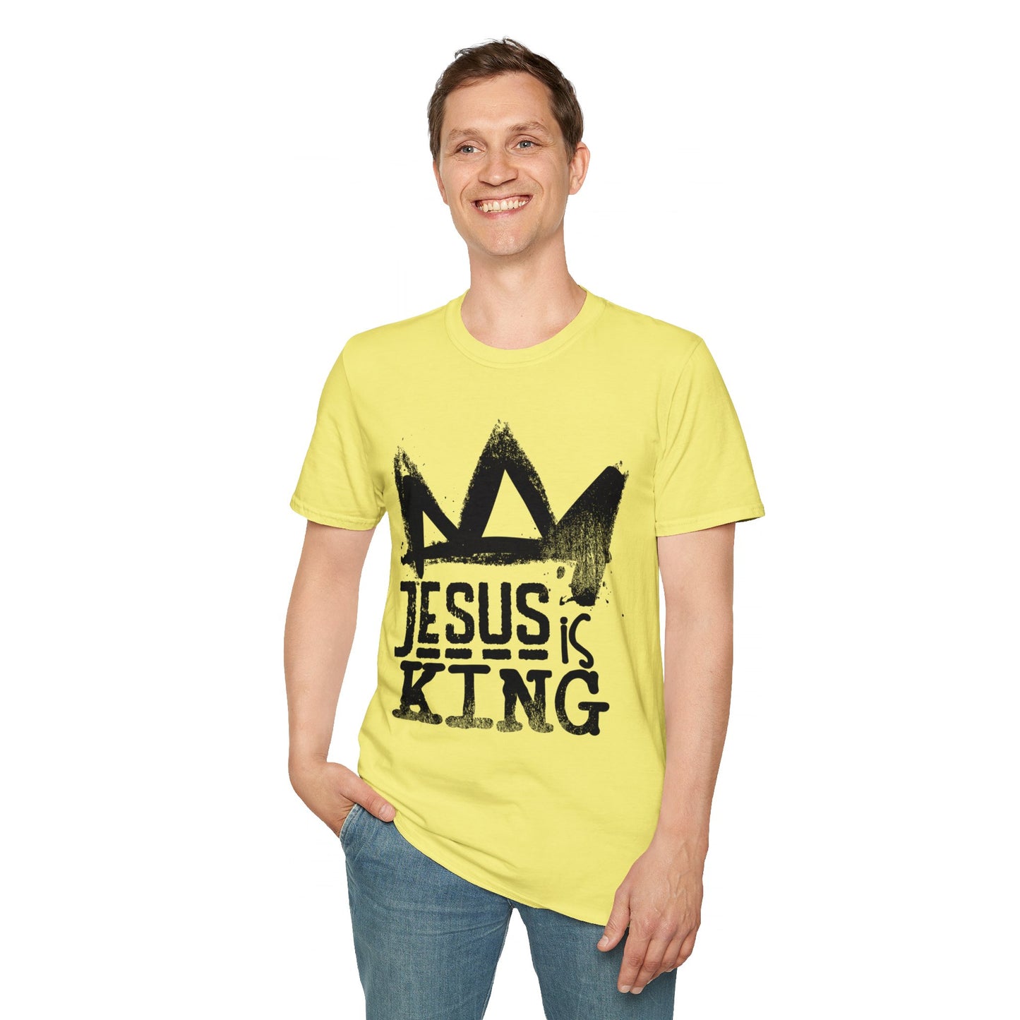 Jesus is King Unisex Softstyle T-Shirt