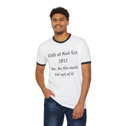 Jesus Gang Editable Year Unisex Cotton Ringer T-Shirt