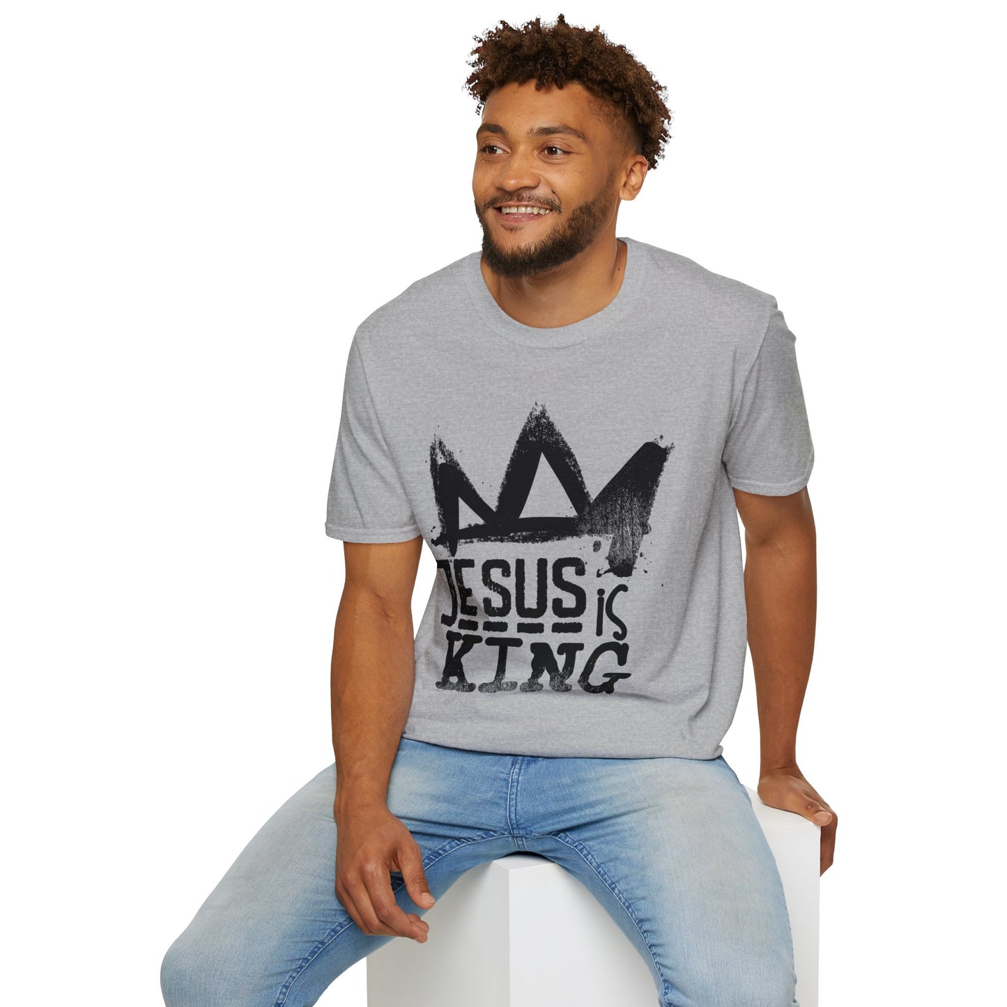 Jesus is King Unisex Softstyle T-Shirt