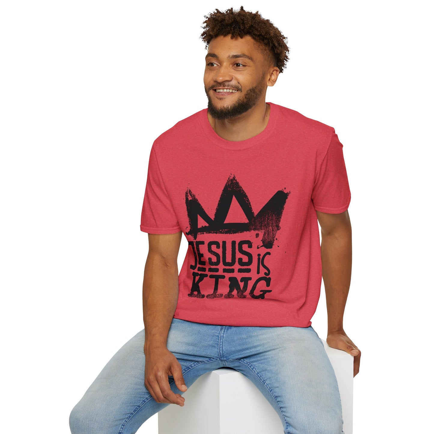 Jesus is King Unisex Softstyle T-Shirt