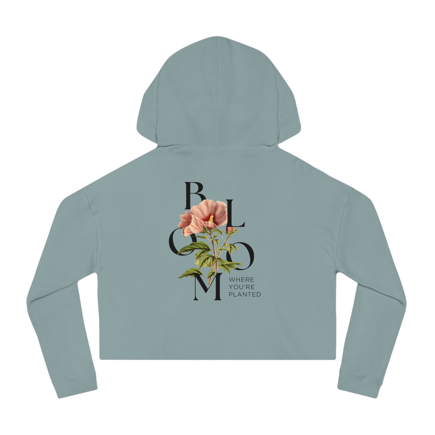 FE BLOOM Women’s Cropped Hooded Sweatshirt