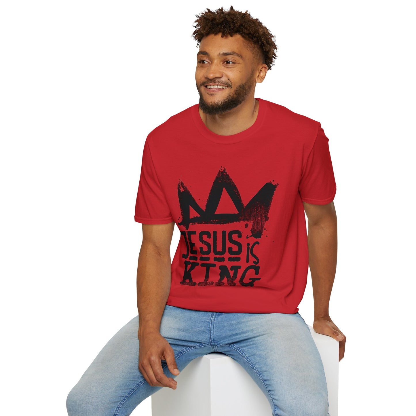 Jesus is King Unisex Softstyle T-Shirt