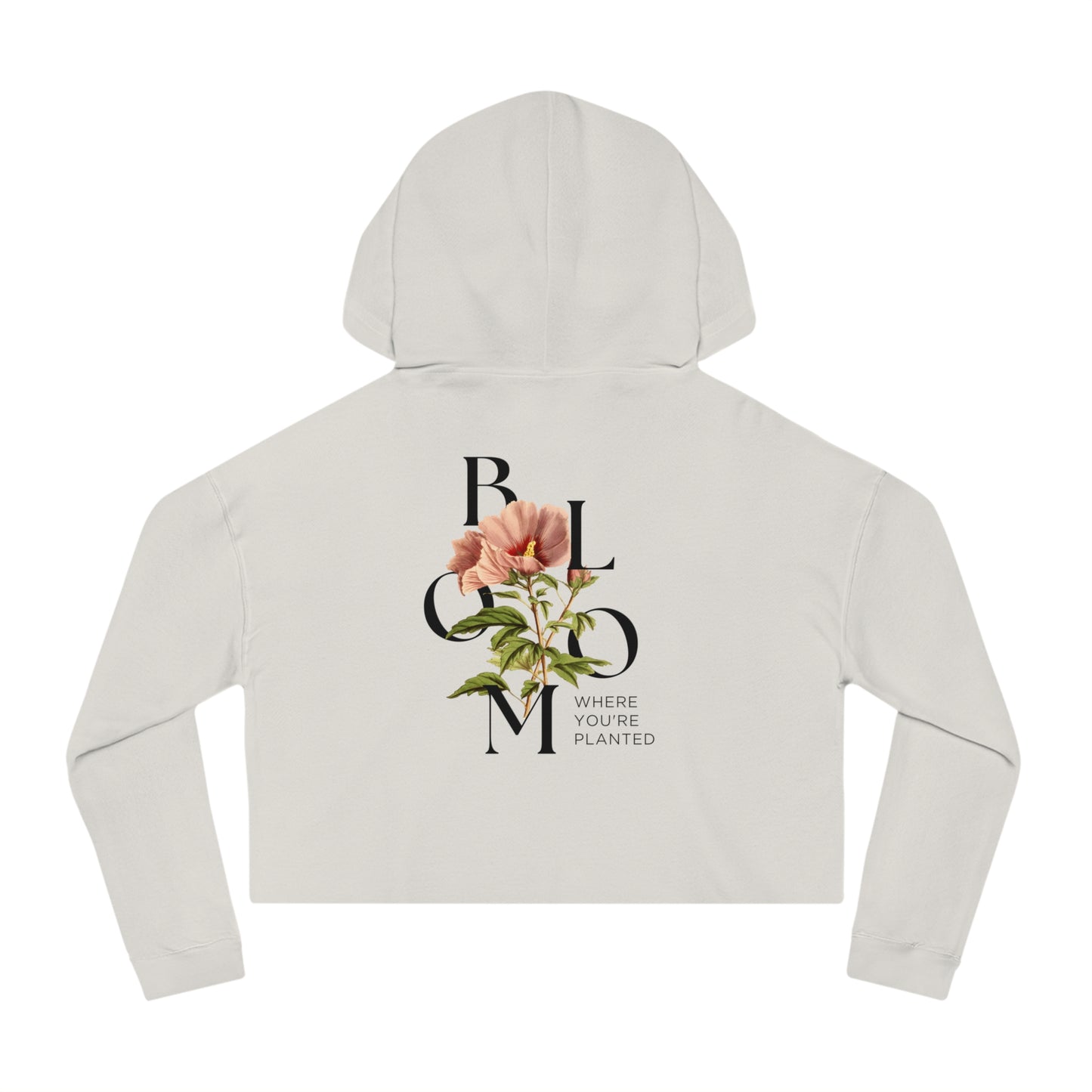 FE BLOOM Women’s Cropped Hooded Sweatshirt