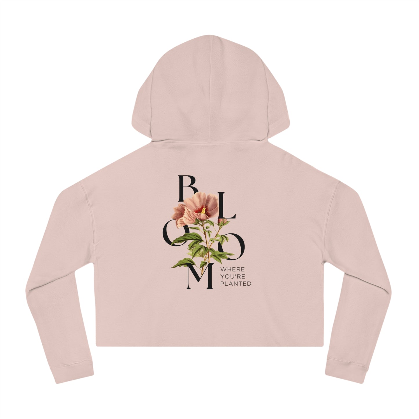 FE BLOOM Women’s Cropped Hooded Sweatshirt