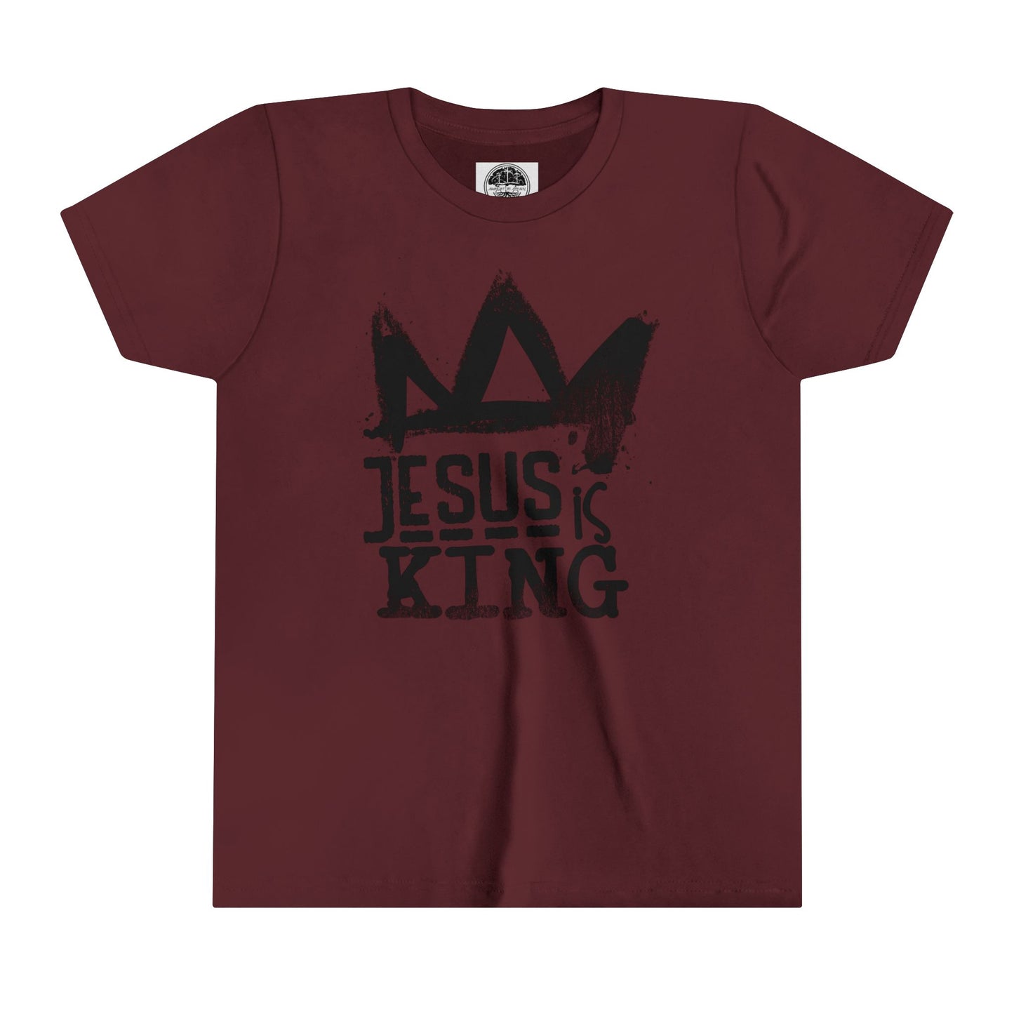 Jesus is King Youth Short Sleeve Tee