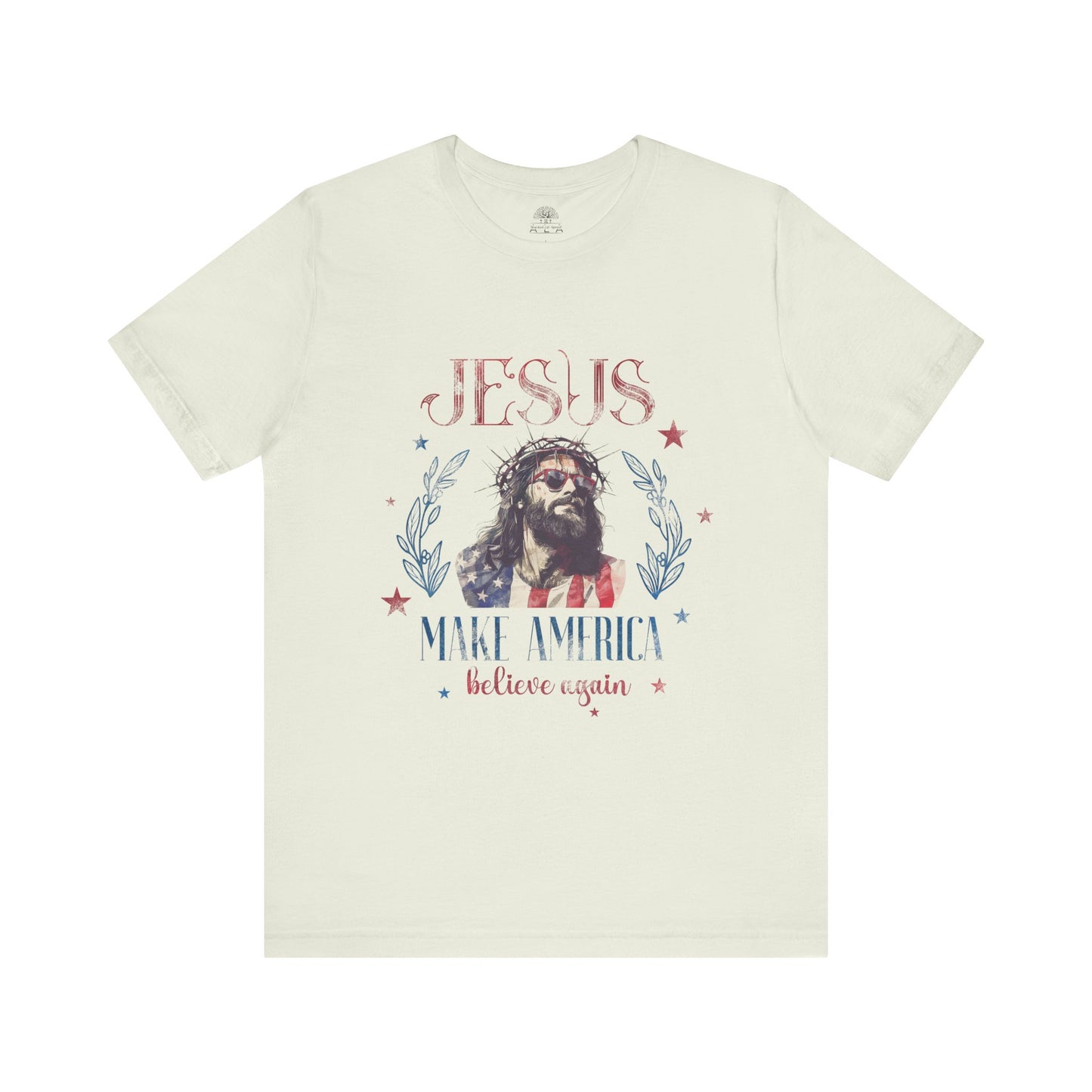 Jesus Make America Pray Again Unisex Jersey Short Sleeve Tee