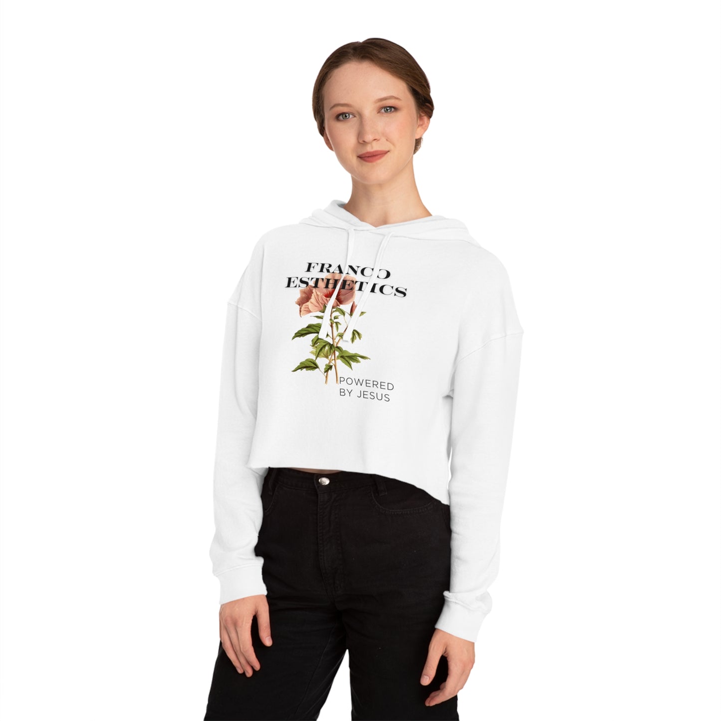 FE BLOOM Women’s Cropped Hooded Sweatshirt