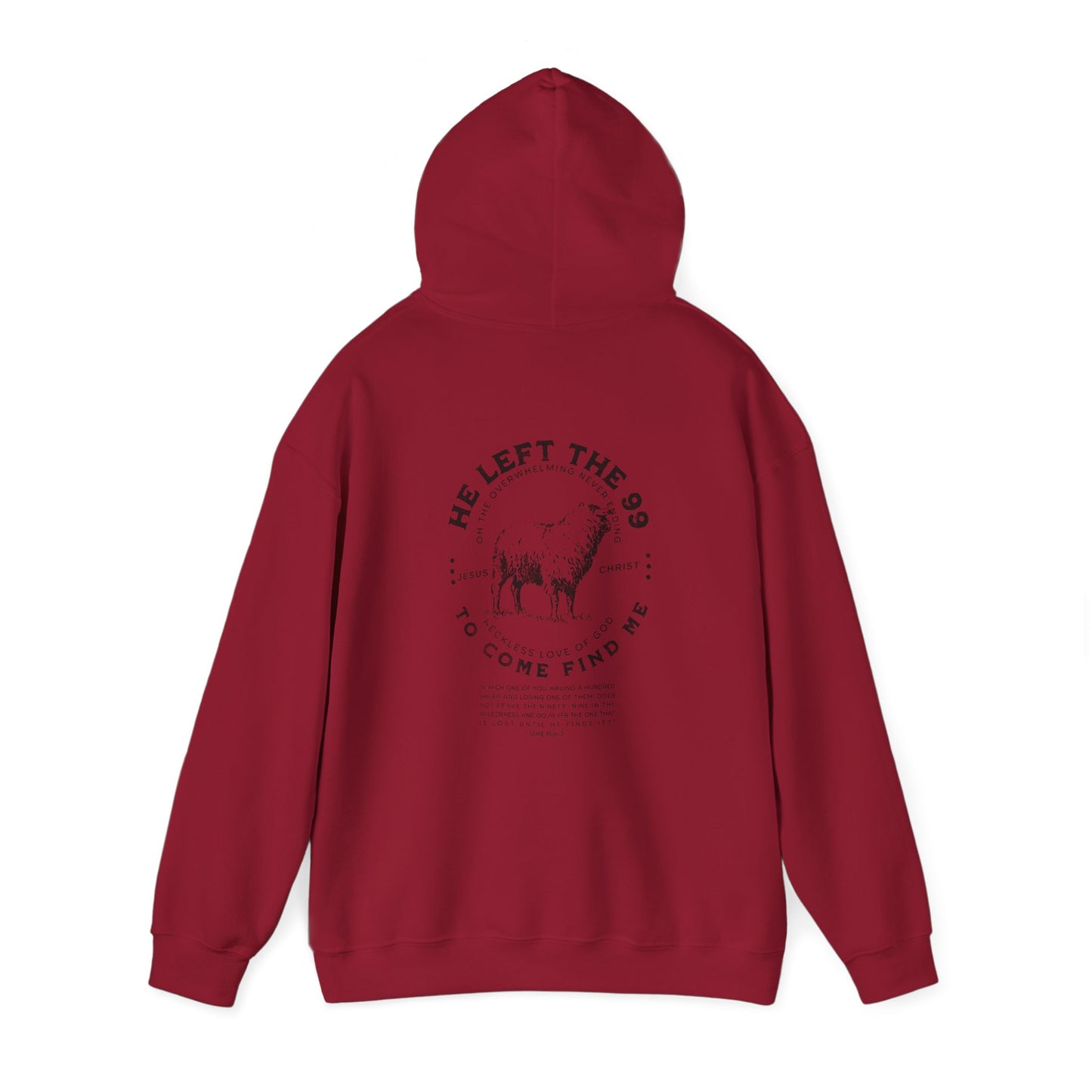 He Left the 99 Unisex Heavy Blend™ Hooded Sweatshirt