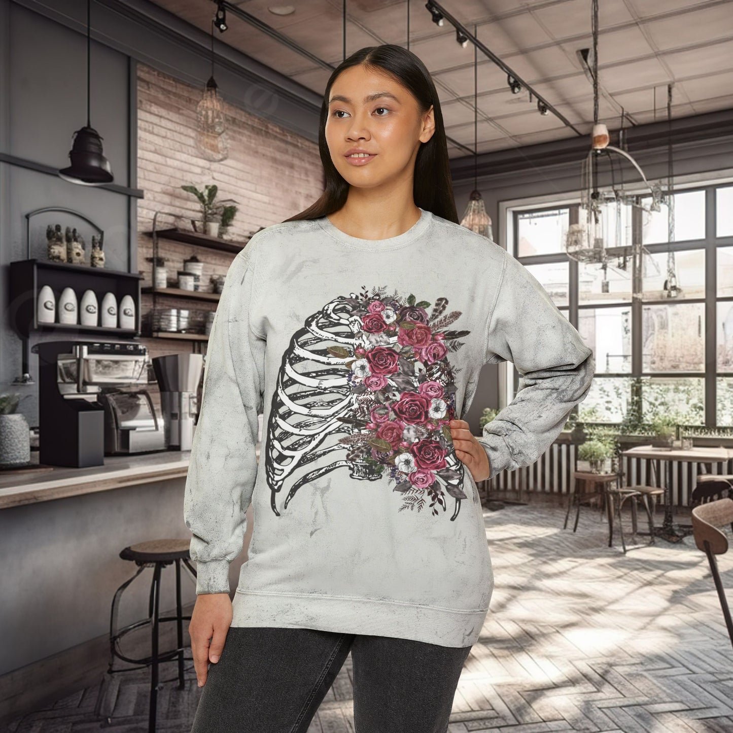 Dry Bones Live Tie Dye Crewneck Sweatshirt