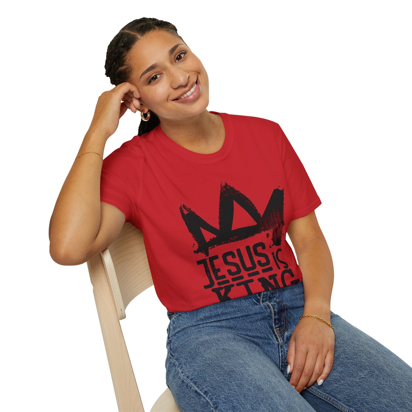 Jesus is King Unisex Softstyle T-Shirt