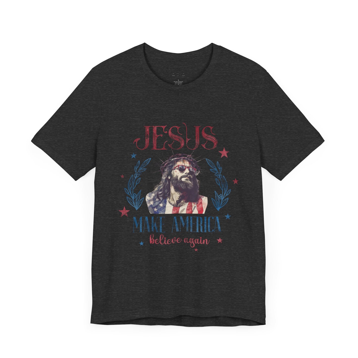 Jesus Make America Pray Again Unisex Jersey Short Sleeve Tee